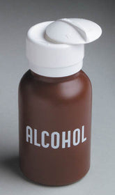 Liquid Push Down Alcohol Dispenser- Labeled - Precision Lab Works